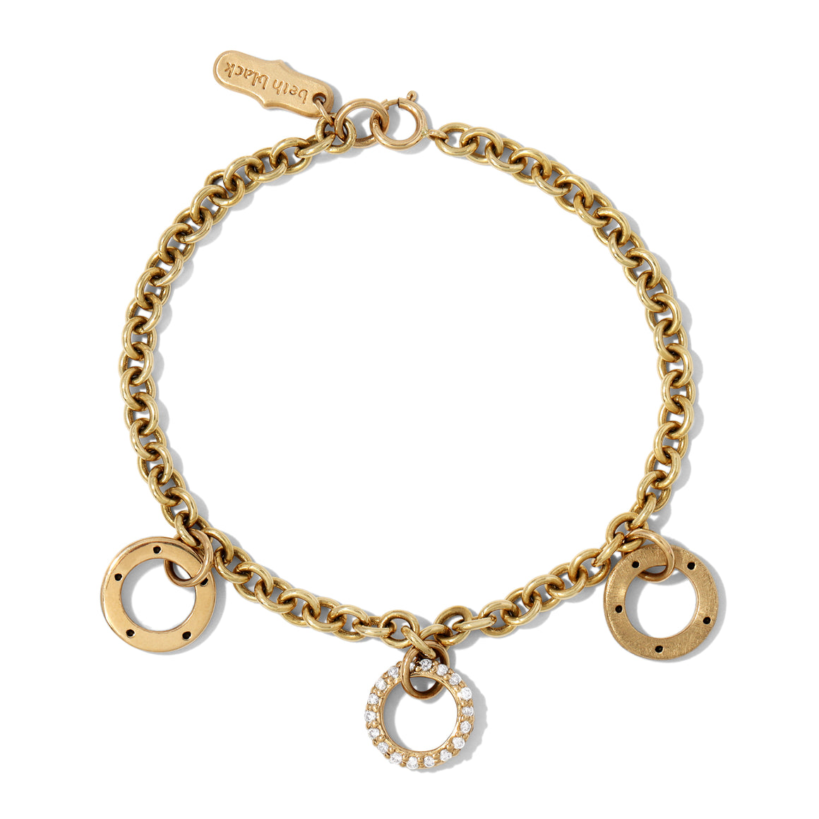 GALAXY DIAMOND 14K GOLD BRACELET